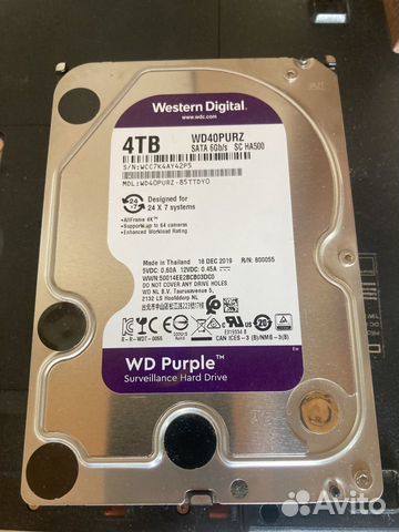 Жесткий диск 4тб wd purple