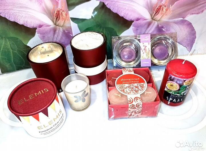 Ароматические свечи Elemis, spaas, IKEA, luxury
