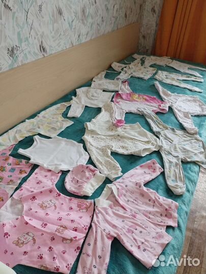 Детские вещи пакетом от 0 до 3мес