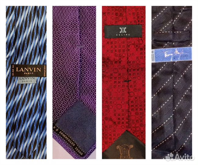 Галстуки Zilli, Burberry