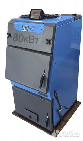Котел твердотопливный полуавтоматический топpro 80