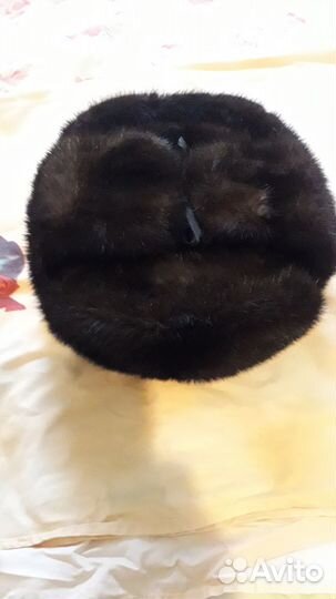 Норковая шапка мужская новая, размер 55- 58