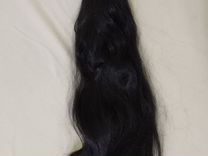 Шикарный шиньон из натуральных чёрных волос