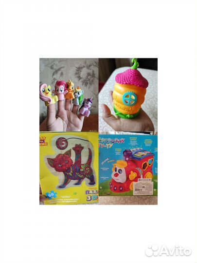 Домик сортер / паровозик сортер/пазл 3D