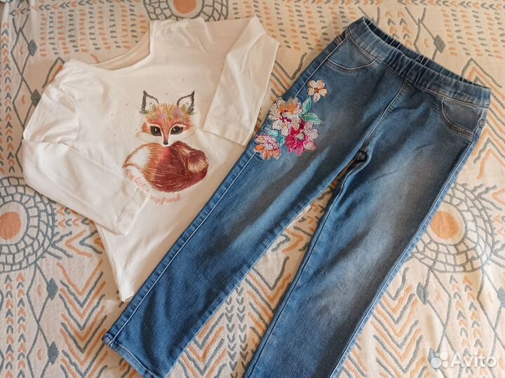 Пакет вещей на девочку 110,116 см