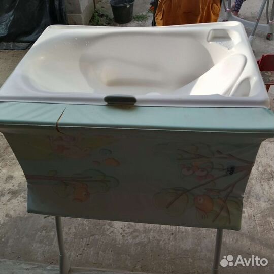 Детская ванночка+пеленальный стол