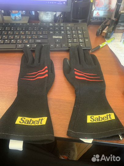 Перчатки спортивные для автоспорта Sabelt