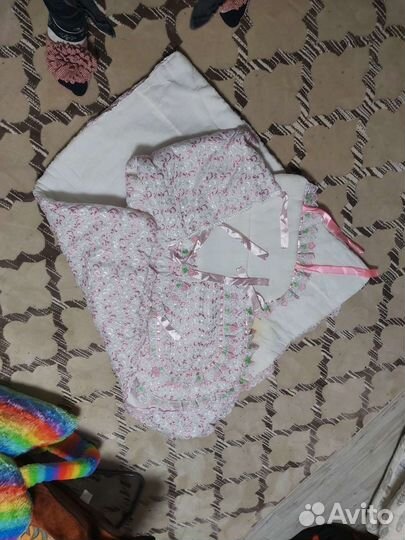 Конверт на выписку зимний для девочки