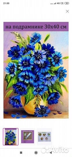 Алмазная мозаика 30х40 на подрамнике в подарок