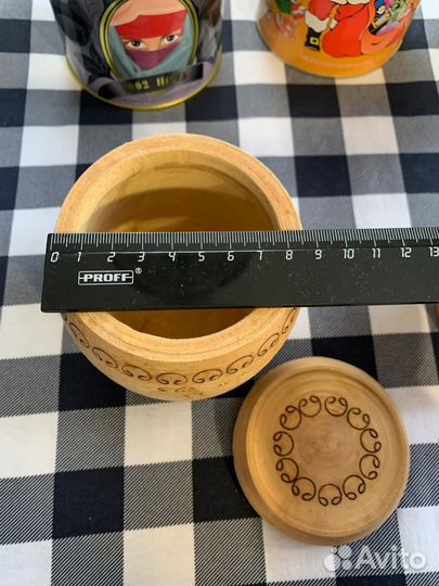 Банки для чая, туесок СССР