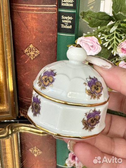 Винтажная шкатулка фарфор Европа Германия