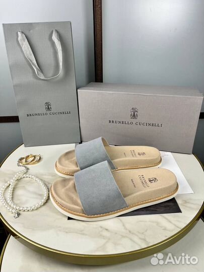 Шлёпанцы Brunello cucinelli женские premium