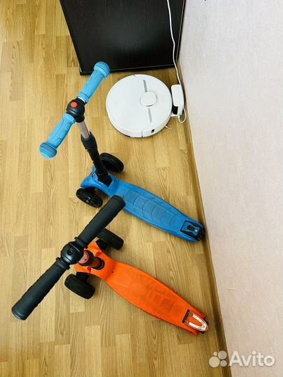 Самокат детский трехколесный бу