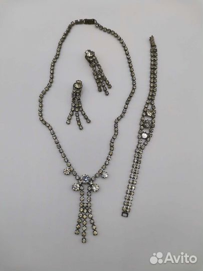 Комплект украшений Винтаж Бижутерия СССР (Ч)