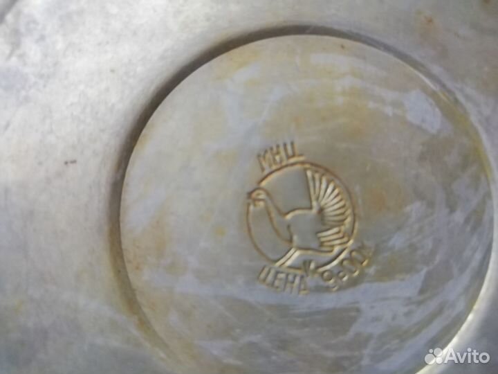 Чайник медно-никелевый СССР, 2 л, Кольчугино