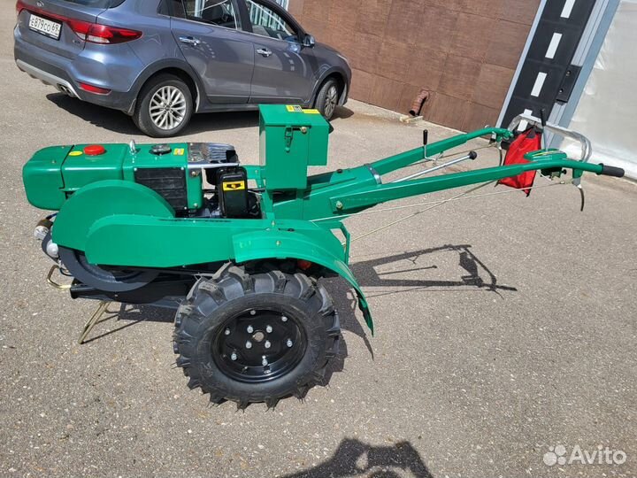 Мотоблок Файтер 15DE + почвофреза и сиденье