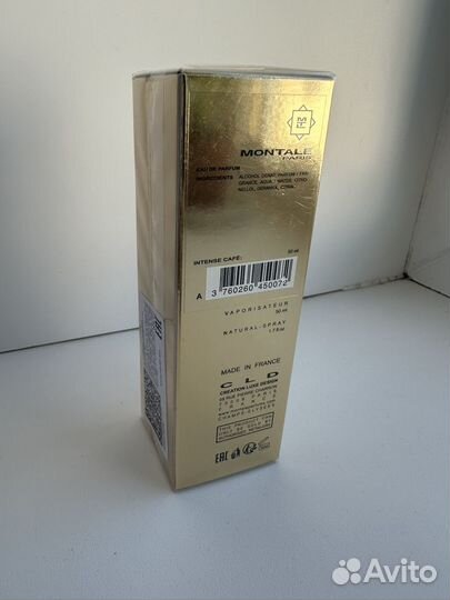 Парфюмерная вода Montale intense cafe