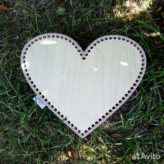 Корзина сердце большое ручная работа