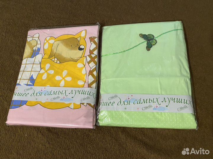 Детское постельное белье новое в детскую кроватку