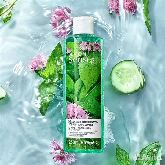 Гель для душа Мятная свежесть эйвон