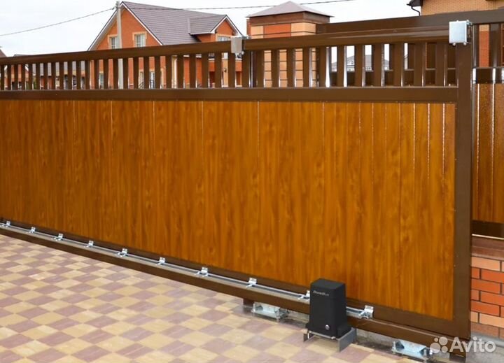 Ворота откатные качественно прочные