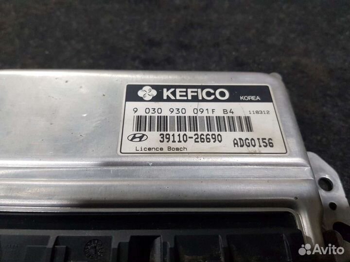 Эбу Hyundai accent