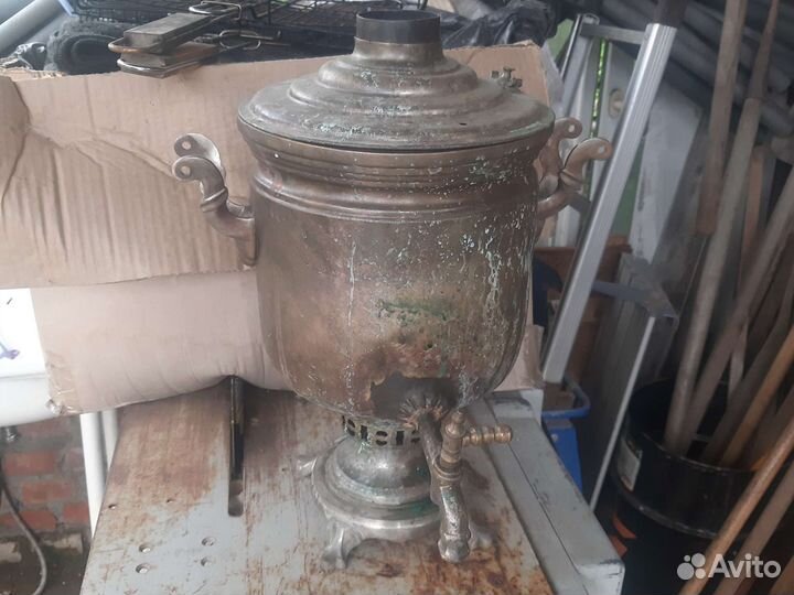 Самовар на дровах СССР