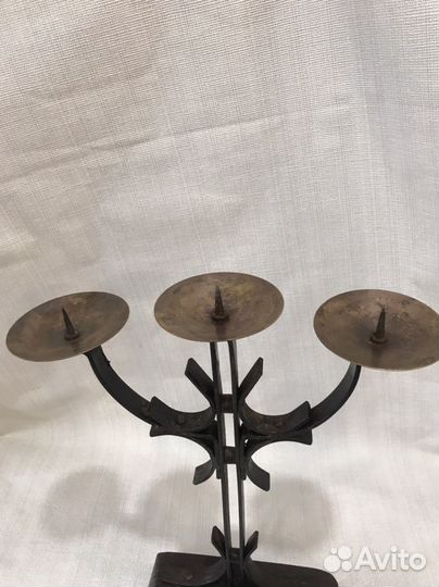Подсвечник СССР металлический