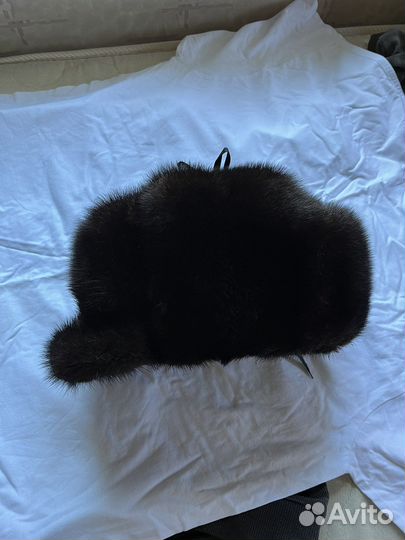 Норковая шапка мужская