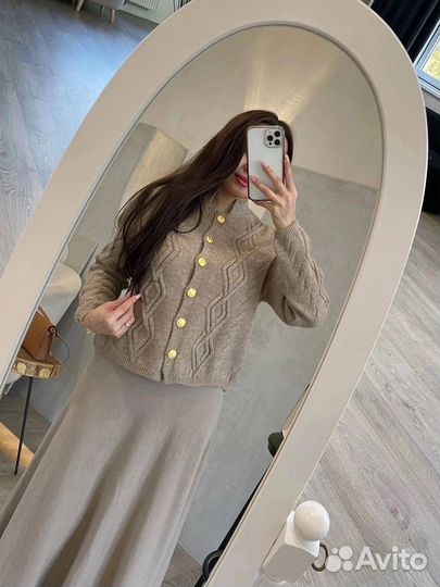 Вязаный жакет кардиган женский