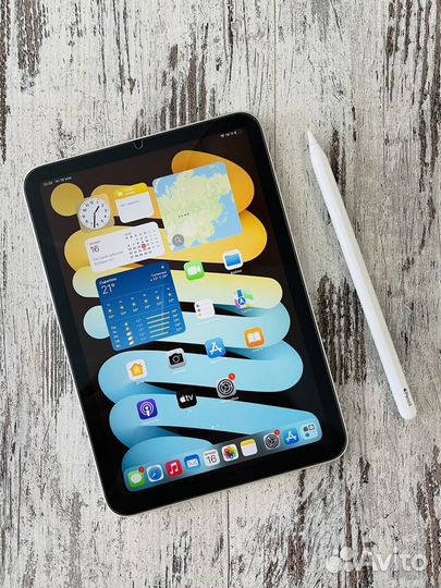 iPad Mini 6 64Gb + Pencil 2 (новое состояние)