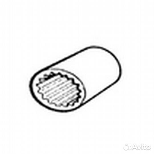 Импеллер шлицевый CEF 161 65x68,2мм посадочное 14,29/16мм 10 лопастей из черного неопрена 23 профиль