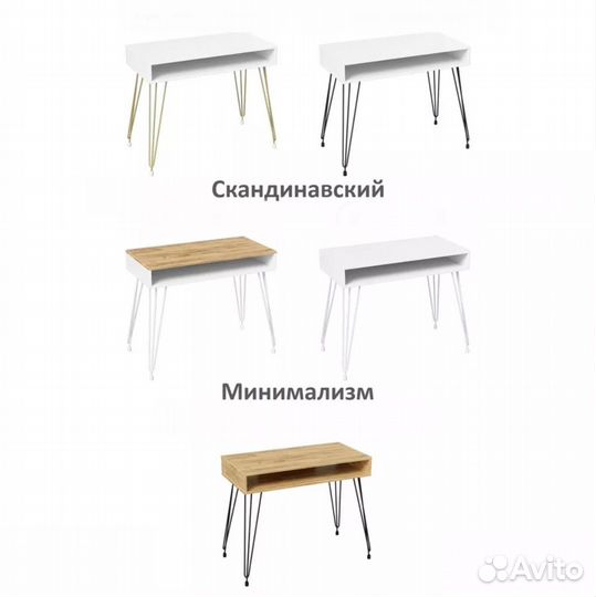 Компьютерный стол в стиле лофт