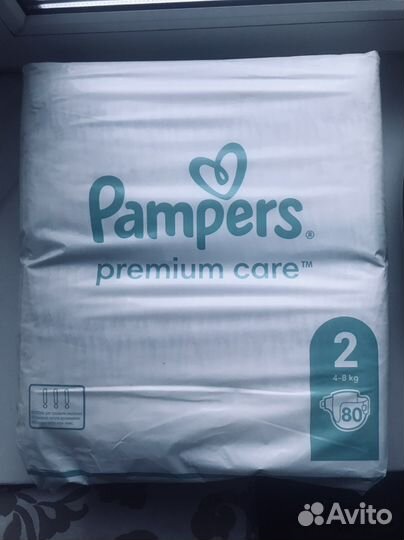 Подгузники Pampers Premium Care, 2 р-р (80 шт)