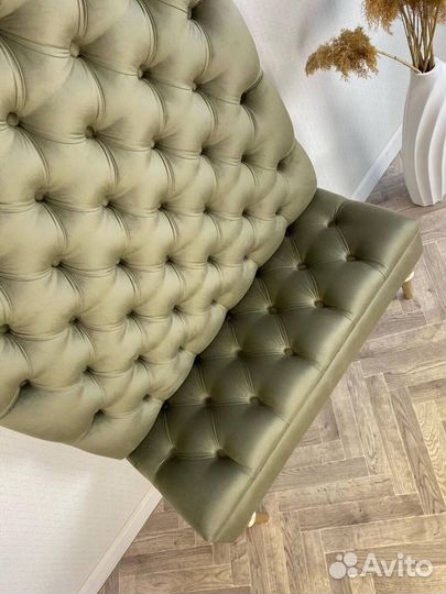 Стеновая панель 166*95 из ткани Зеленый чай