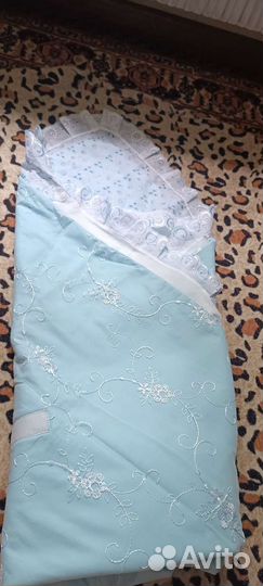 Конверт на выписку для мальчика летний