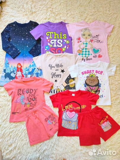 Вещи пакетом на девочку 122