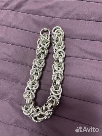 Серебряный браслет мужской 925