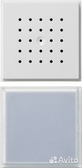 Gira TX-44 Бел Вызывная станция (аудио) для скрытого монтажа, на 1 абонента, белая подсветка