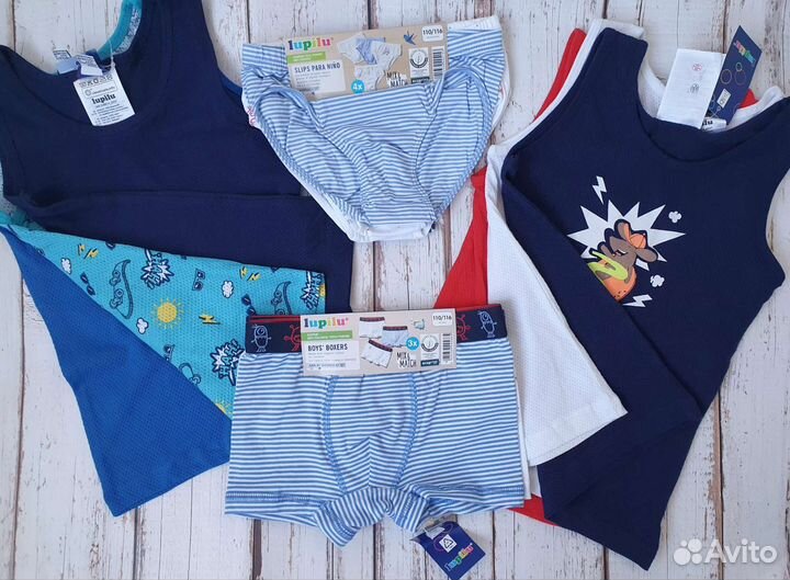 Наборы трусиков/маечек для мальчиков