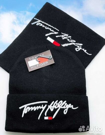 Шапка Tommy Hilfiger со снудом мужская