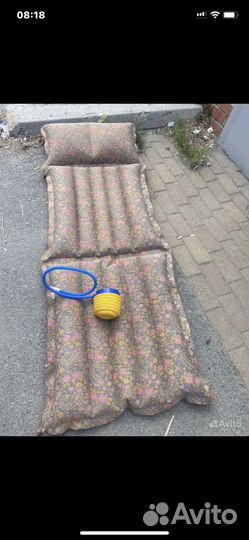 Матрас надувной Отечественный,тканевый