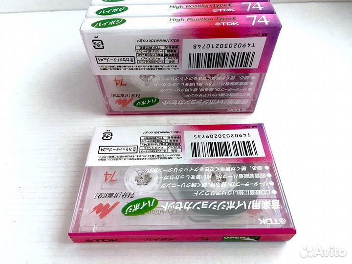 Аудиокассета кассета TDK DS 2 74 - 2000 г