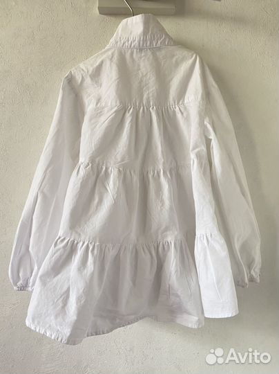 Zara рубашка на девочку 128