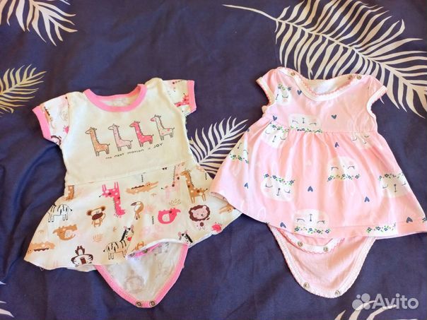 Детские вещи пакетом на девочку 56 62 74
