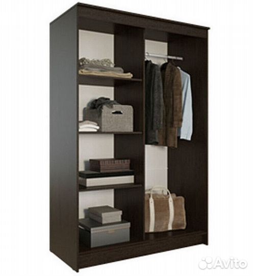 Шкаф-купе Элегант 1 Венге/Лоредо