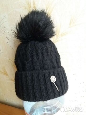 Шапка женская вязаная