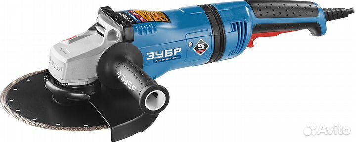 Ушм зубр 230 мм, 2100 Вт, серия Профессионал