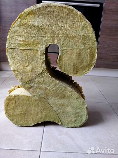 Объемная цифра 2