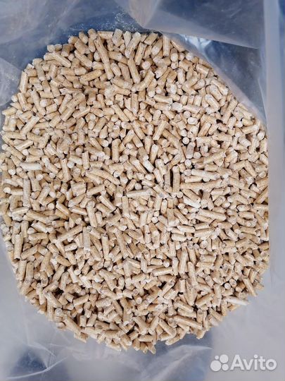 Пеллеты топливные белые 6/8 мм, 1 тонна